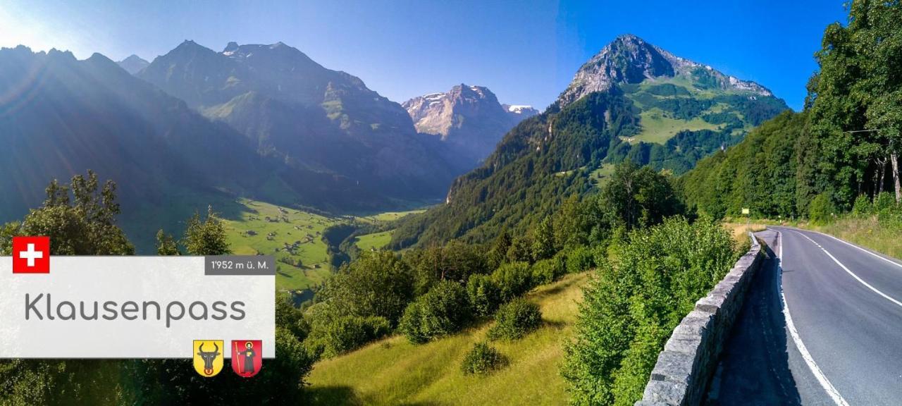 Вилла Diese Einfache Unterkunft- Bergheimat Ist Nur Fuer Backpacker- Rucksacktouristen Und Radfahrer - Huettenfeeling Im Backpackerhoues- Ganz Einfach - Ganz Unkompliziert - Ganz Relaxd Linthal Экстерьер фото